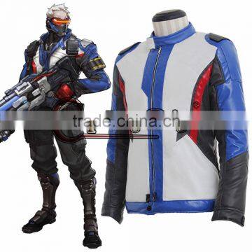 Game Overwatch OW Soldier 76 Jack Adult Men Halloween Cosplay Costume Custom Made