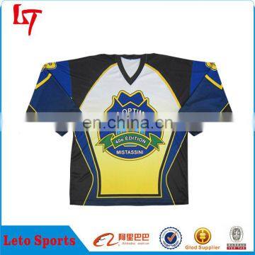 OEM service cheap price sublimated ice hockey jerseys/ Sport apparel ice hockey uniform