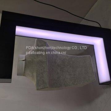 Acrylic Material Floating Levitating Jewerly Display With Led 0-300gram photo-2