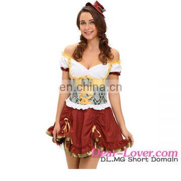 Oktoberfest Beer Girl Dress Sexy School Girl Costume Photos