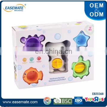 Baby bath stacking cups toys combination the panda for sale