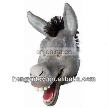 Cosplay Party Stupid honest lovely donkey head mask realistic deluxe latex Halloween mask