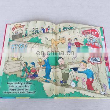 Cheap Children's Education Thick Hardcover Book Coloring Printing Hardcover Story Book photo-3
