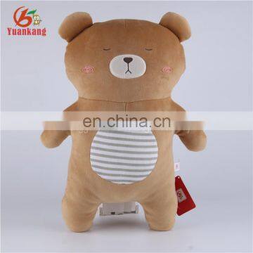 Custom Design Plush Animal Shape Teddy Bear Shaped Body Decorative Pillow