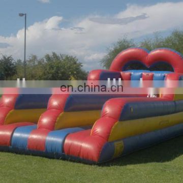 2 in 1 inflatable bungee run