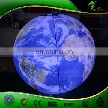 Colorful LED Inflatable Lighting Earth, Good Earth Lighting Bulbs