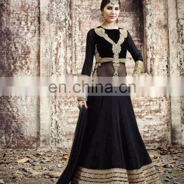 Designer Hand Embroided Anarkali Suit | Salwar Kameez Designs For Stitching | Indian Ladies Suits Fancy Salwar