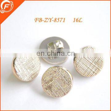 high fashion rose gold plating button no hole for garment