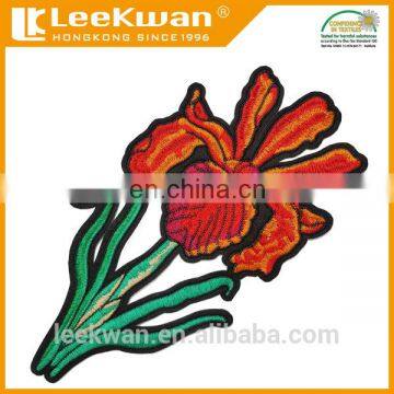 Iron On Rose Flower Embroidered Patch Applique