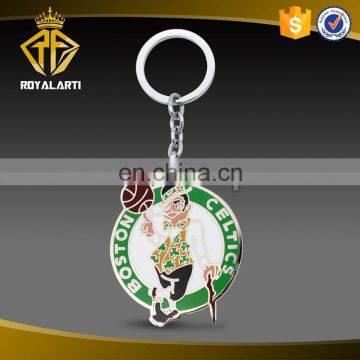 Hot Selling Custom Basketball Sport Zinc Alloy Metal Keychain