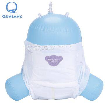 Soft Non-woven Disposable High Absorption Quality Baby Diapers photo-5