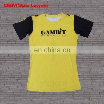 sublimation sports wear t-shirt wholesale