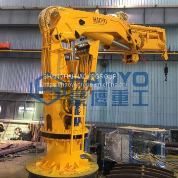 Good quality Customized Foldable Marine Crane For Vessel