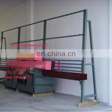 glass straight double line edge grinding machine