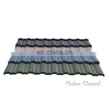 Modern Classical Tile Stone Coated Steel Roofing Tile for Building Material