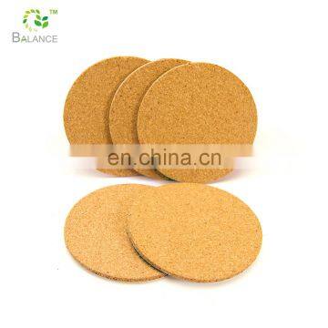 Furniture leg pads self adhesive circles round cork pad