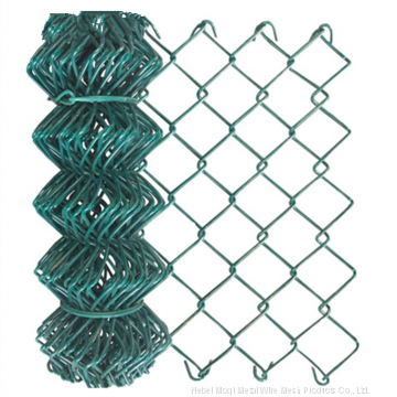 Football Field pvc coated chain link fence with good quality