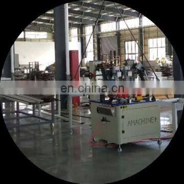 Aluminum profile Knurling and strip feeding machine for window and door