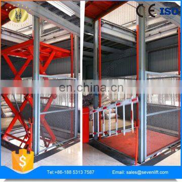 2 Meter 1000kg 3 Story Stationary Hydraulic Vertical Static Cargo Scissor People Elevator Platform Water Powered Lifts Table