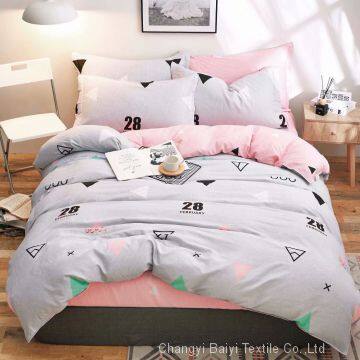 100 Polyester Microfiber Disperse Printed Bad Sheet Fabric photo-4