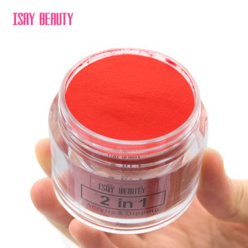 More color fast drying acrylic color pigment nail 3in 1 nail gel polish dip powder nail salon