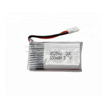 3.7V 650mAh RC Helicopter Quadcopter Drone 852540 Lipo Battery