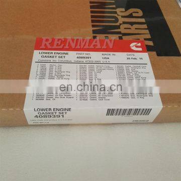 Cummins QSK19 K19 KTA19 Lower Engine Gasket Set 4089391 4376512 3801007 photo-3