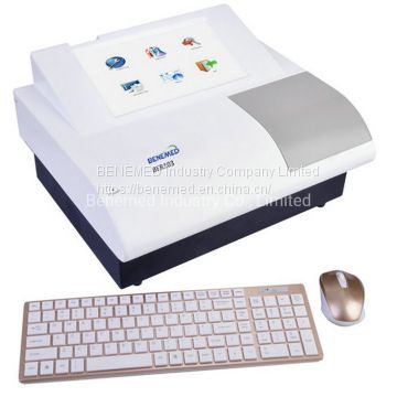 LCD Touch Screen Medical Lab Equipment Elisa Microplate Reader Ber103