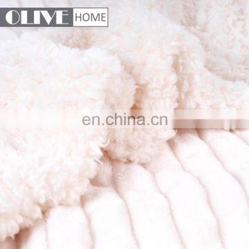 Promotion Super Soft 2ply Jacquard Flannel Fleece Sherpa Blankets Borrego Sublimation Blanket photo-5