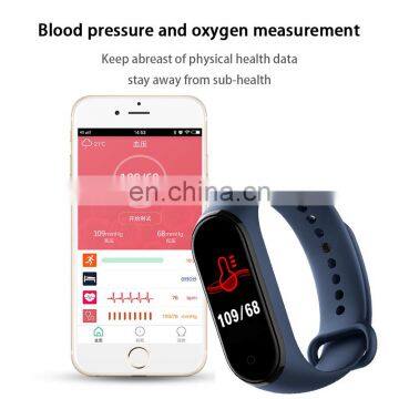 2020 Amazon Best Selling Sport Android Wrist Watch Band M5 Smart Watch Fitness Silicone Watch Bracelet With Sdk Smart Bracelet