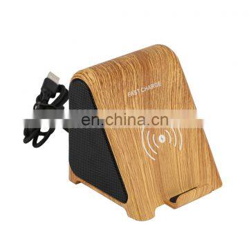 Induction Speaker With Qi Wireless Charger Charging Pad Dock Stand 5W Quick Charge Speaker photo-7