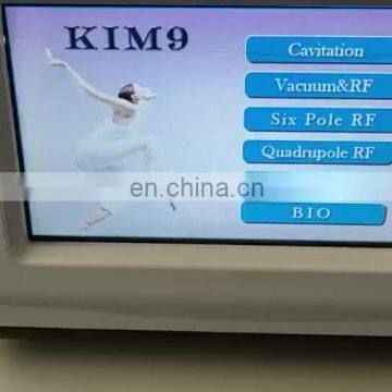 2020  Newest 2019 new product kim 9 multifunctional cavitation rf vacuum body machine