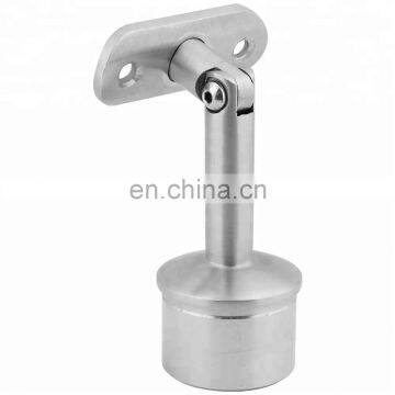 304 Stainless Steel Vertical Removable Handrail Tube Brackets Casting Balustrade Adjustable Support photo-3