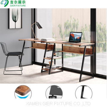 Furniture Wooden Style Metal Frame Home Office Study Computer Desk Wholesale photo-4