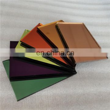 1mm-6mm Large Bronze Mirror Glass Sheet Price