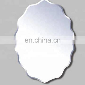 Wall Decorative Irregular Shaped Double Coated Silver Mirror