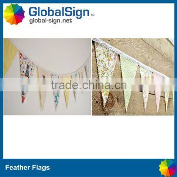 Fabric bunting flags for coming christmas