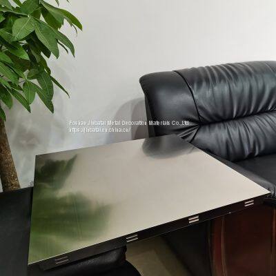 316 304 Stainless Steel Ceiling Tiles Factory Supply With A Shape Keel photo-2