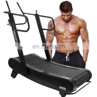 Resistance Adjust Low Noise Curved Self-generating Treadmill Commercial Treadmill for Running no Power Treadmill photo-2