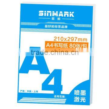 SINMARK 29.7cm*21.0cm Matte Writing Paper Label Sticker Paper a4
