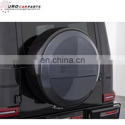 W464 tire cover fit for G-class 2018-2019y W464 to B-style DRY carbon fiber G-class spare tire carrier cover