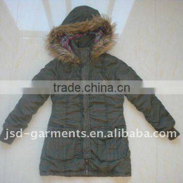 girls' cotton canvas jacket HOT SALES!