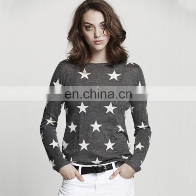 Intarsia Star Pattern Latest Winter Stylish Wool Sweaters