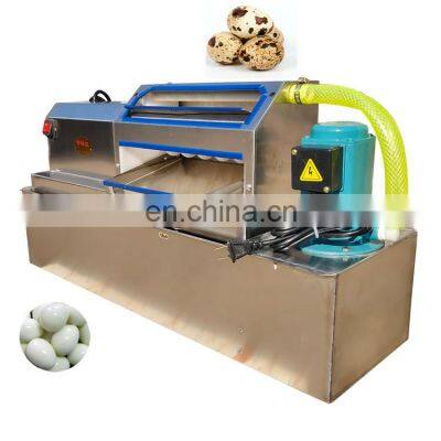 Best Selling Small Scale Quail Egg Shelling Machine Small Quail Egg Sheller for Boiled Quail Eggs Electric Motor Driving