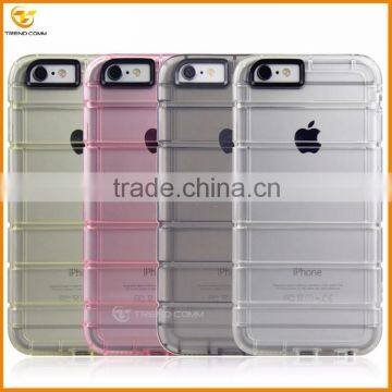 clear shockproof silicon tpu case for iphone 6 plus