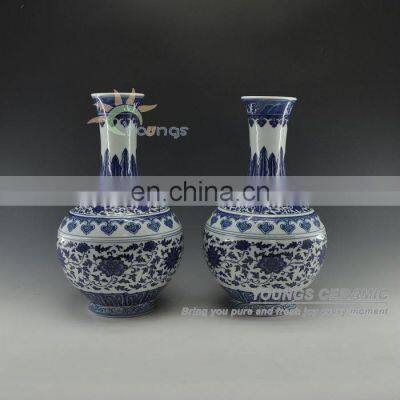 Old chinese qing period qianlong ceramic vase