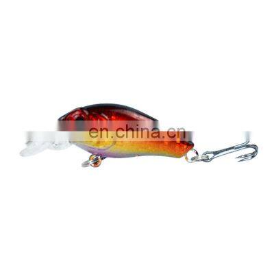 wholesale lifelike hard artificial bait 48mm 3.8g long Tongue Fishing Crankbait for freshwater saltwater fishing