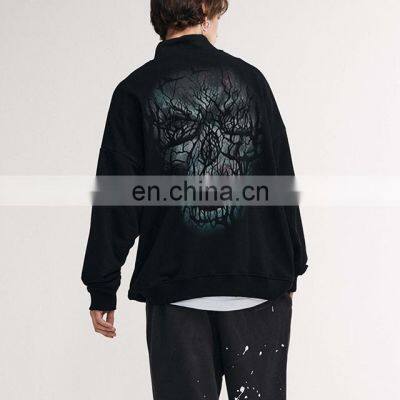 Wholesale Custom 100% cotton solid color  men o-neck customized logo design winter hoodie for 2021