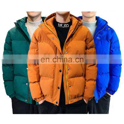 Mens Jackets 2021 Winter Fashion Stylish Custom Design Hooded Puffer Bubble Coat Mens Jacket