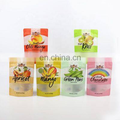 Resealable Food Grade Zip Lock Eco Friendly Dried Fruit and Nut Packaging Bag